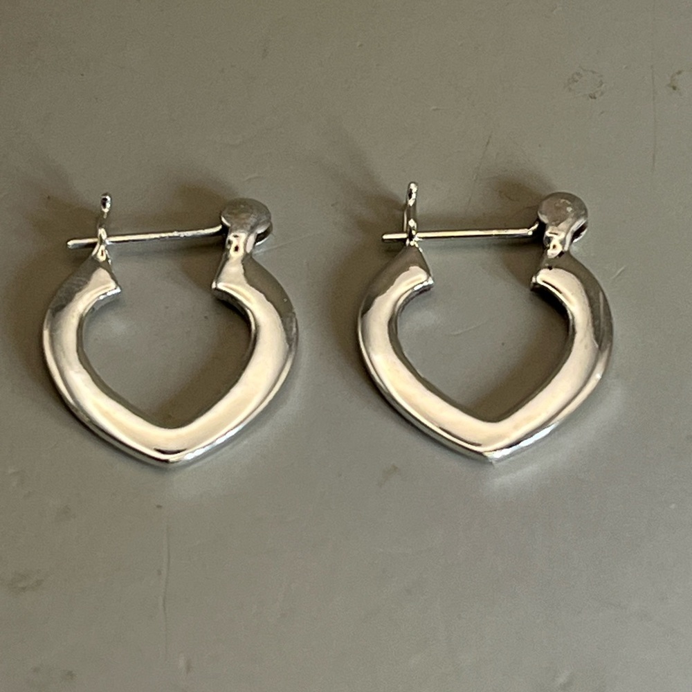Elegant Sterling Silver Hoop Earrings